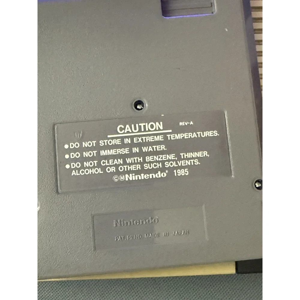 1988 Nintendo Entertainment System Action Set NES Complete In Box (read Descrip